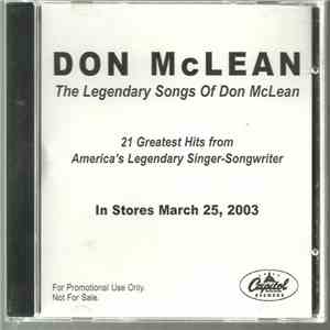 Don McLean - The Legendary Songs Of Don McLean