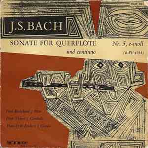 Johann Sebastian Bach - Sonate Für Querflöte & Continuo Nr. 5, E-moll (BMV ...