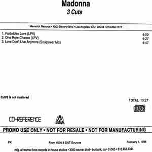 Madonna - 3 Cuts