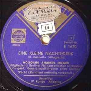 Wolfgang Amadeus Mozart, Mitglieder Des Berliner Philharmonischen Orchester ...