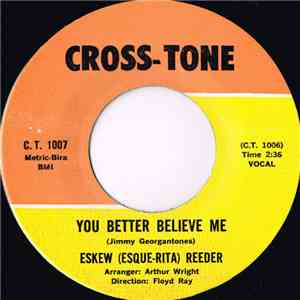 Eskew (Esque-Rita) Reeder - You Better Believe Me / Dew Drop In