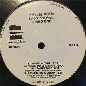 Various - Private Music Selections From Piano One