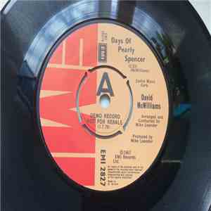 David McWilliams - Days Of Pearly Spencer / By The Light Of Cyrian