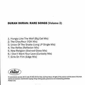 Duran Duran - Rare Songs (Volume 2)