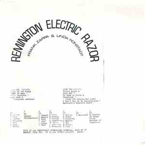 Frank Zappa & Linda Ronstadt - Remington Electric Razor