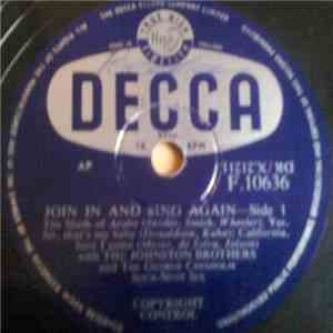 The Johnston Brothers And The George Chisholm Sour-Note Six - Join In And Sing Again