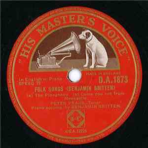 Peter Pears, Benjamin Britten - Folk Songs
