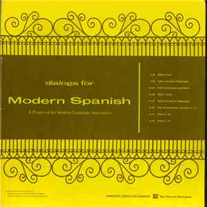 Modern Language Association - Dialogs For Modern Spanish