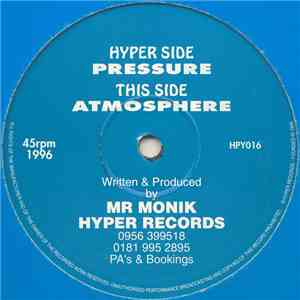 Mr Monik - Pressure / Atmosphere