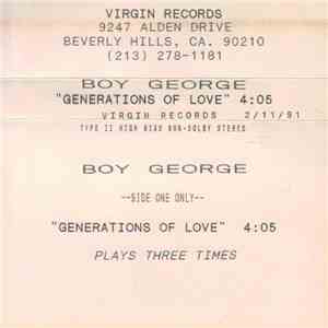 Boy George - Generations Of Love