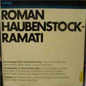 Roman Haubenstock-Ramati - Vermutungen Über Ein Dunkles Haus / >>Credentia ...