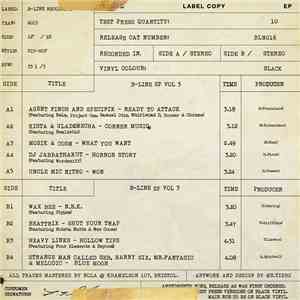 Various - B-Line EP Vol 3