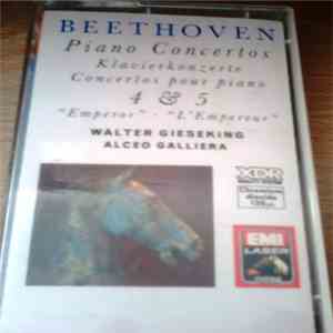 Beethoven (Composer) Walter Gieseking And Alceo Galliera - Beethoven Piano  ...