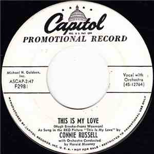 Connie Russell - This Is My Love / All Of You