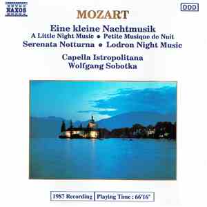 Mozart, Capella Istropolitana, Wolfgang Sobotka - Eine Kleine Nachtmusik /  ...