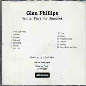 Glen Phillips - Winter Pays For Summer