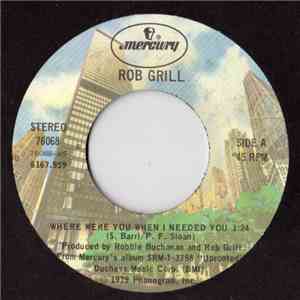 Rob Grill - Where We're You When I Need You