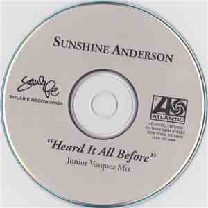Sunshine Anderson - Heard It All Before (Junior Vasquez Mix)