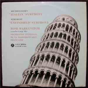 French Radio Orchestra Conducted by Igor Markevitch, Franz Schubert, Felix ...