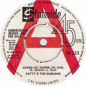 Patty & The Emblems - Mixed-Up, Shook Up Girl