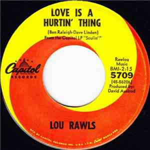 Lou Rawls - Love Is A Hurtin' Thing / Memory Lane