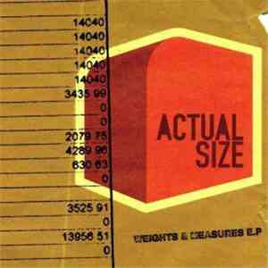 Actual Size - Weights & Measures