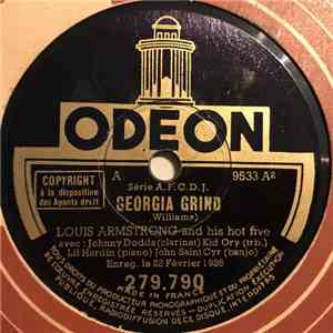 Louis Armstrong And His Hot Five - Georgia Grind / Come Back Sweet Papa