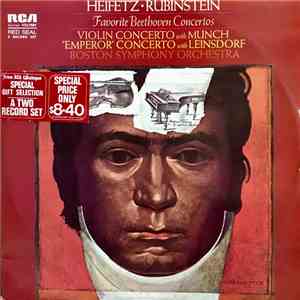 Ludwig van Beethoven, Heifetz, Rubinstein, Boston Symphony Orchestra, Munch ...