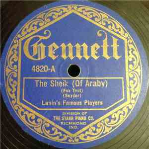 Lanin's Famous Players - The Sheik (Of Araby) / Just A Little Love Song