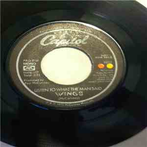 Wings  - Listen To What The Man Said