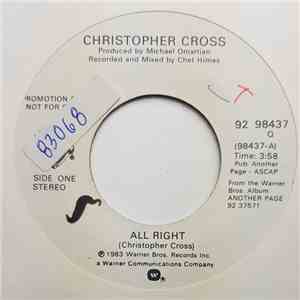 Christopher Cross - All Right / Long World