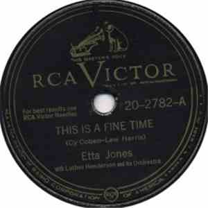 Etta Jones With Luther Henderson And His Orchestra - This Is A Fine Time / ...