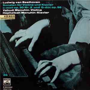 Ludwig van Beethoven - Yehudi Menuhin, Hephzibah Menuhin - Sonaten Für Viol ...