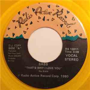 Sass - That's Why I Love You / Come Get This Feeling