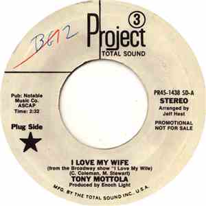 Tony Mottola - I Love My Wife / Nadia's Theme