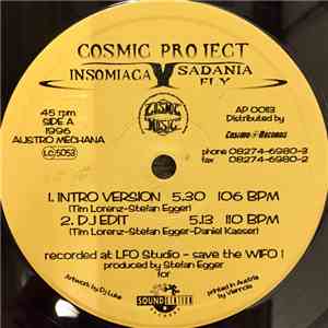DJ Stefan Egger - Cosmic Project: Insomniaca Y Sadania Fly