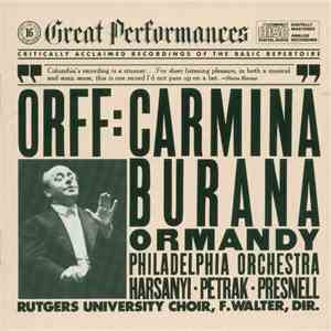 Orff / Philadelphia Orchestra / Ormandy - Carmina Burana