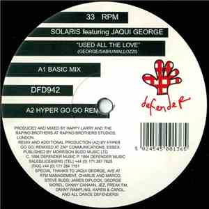 Solaris  Featuring Jaqui George - Used All The Love