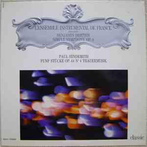 Benjamin Britten, Paul Hindemith, L'Ensemble Instrumental De France - Simpl ...
