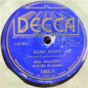 Mal Hallett And His Orchestra - Alibi Baby / You're Looking For Romance