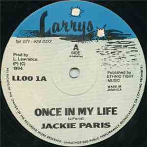 Jackie Paris  - Once In My Life/Everyday Is Like A Holiday