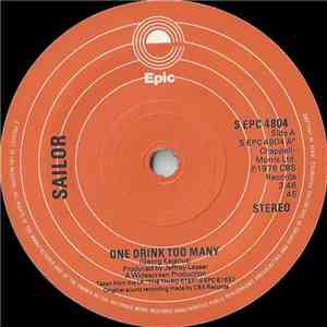 Sailor - One Drink Too Many