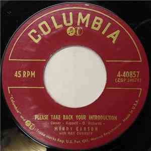 Mindy Carson with Ray Conniff - Please Take Back Your Introduction