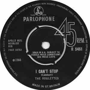 The Roulettes - I Can't Stop / Yesterday, Today And Tomorrow