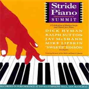 Various, Dick Hyman, Ralph Sutton , Jay McShann, Mike Lipskin, 'Sweets' Edi ...