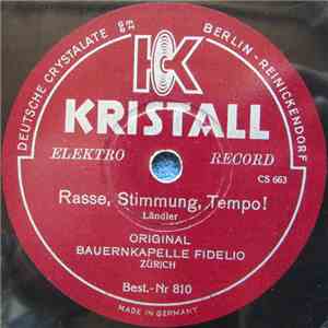 Original Bauernkapelle Fidelio - Rasse, Stimmung, Tempo ! / Richterswiler S ...
