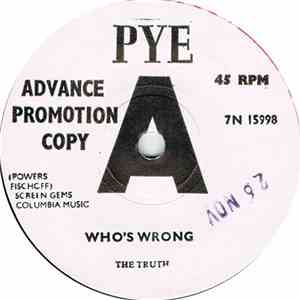 The Truth  - Who's Wrong / She's A Roller