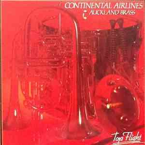 Continental Airlines Auckland Brass - Top Flight