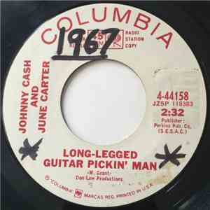 Johnny Cash And June Carter - Long-Legged Guitar Pickin' Man / You'll Be Al ...