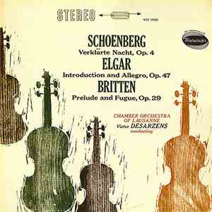 Arnold Schoenberg, Sir Edward Elgar & Benjamin Britten - Verklarte Nacht, O ...